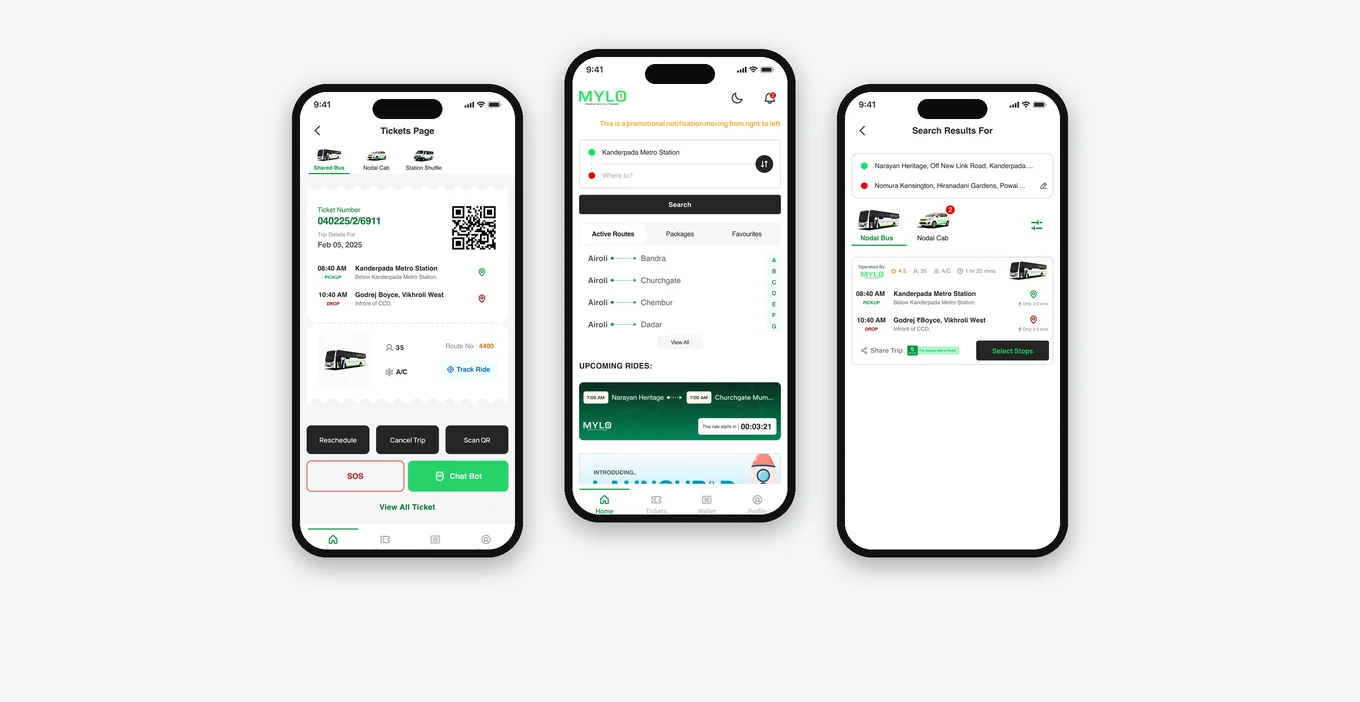Mylo: The commuter-first mobility app for seat-guaranteed daily travel on corporate and shared transport in Mumbai