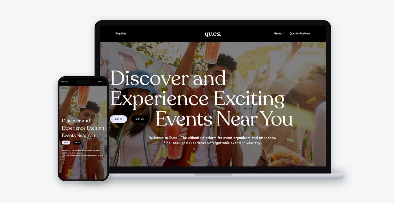 Ques.uk: The city-aware student events platform connecting students, organisers and admins through discovery, ticketing, QR entry and payouts